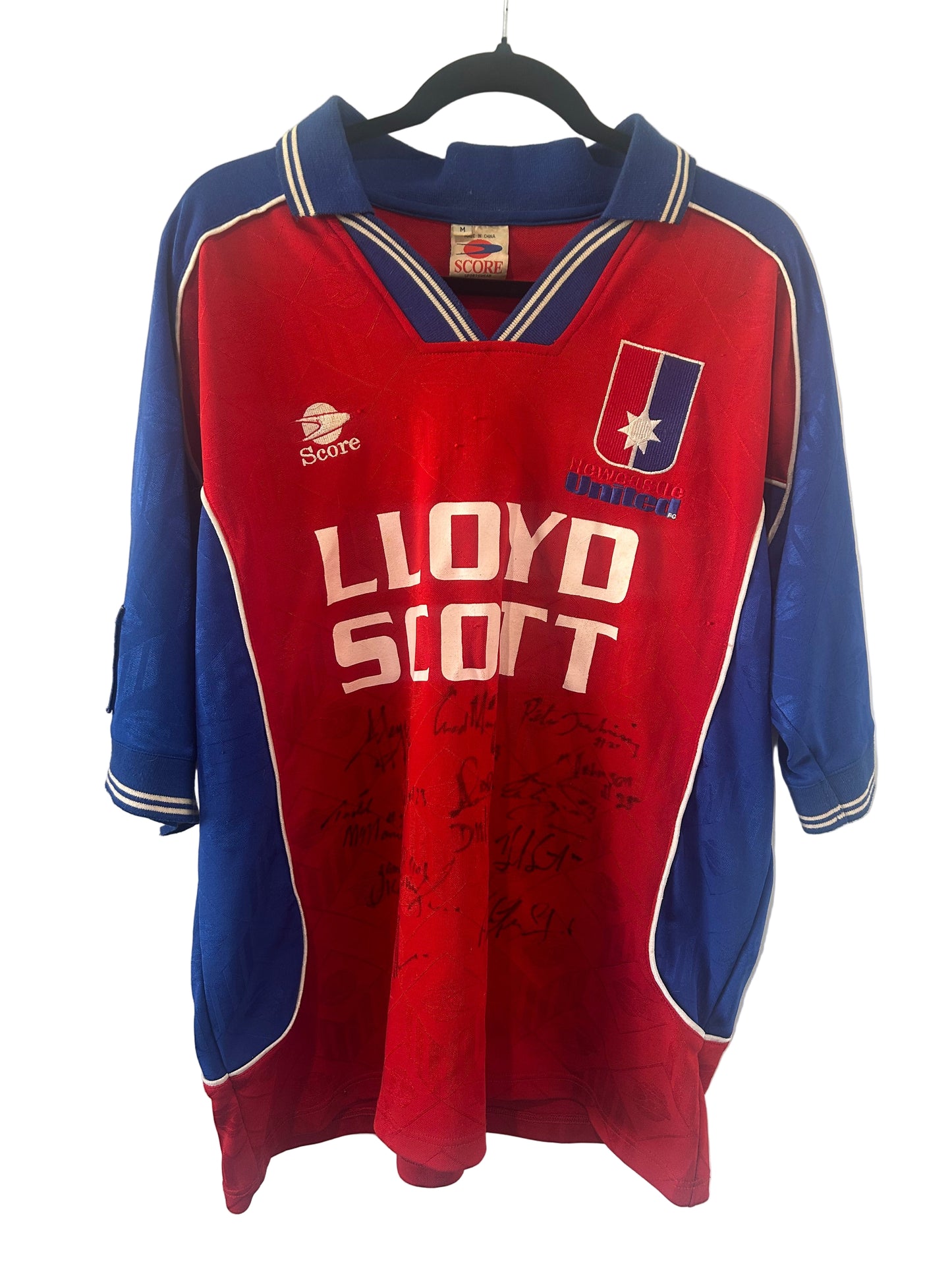 Newcastle United 2000/01 Home Squad Signed