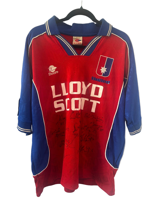 Newcastle United 2000/01 Home Squad Signed